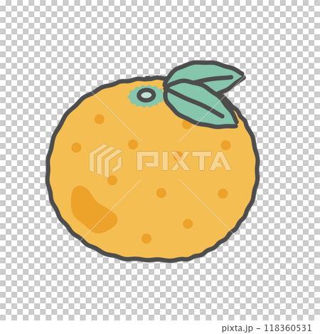 ダイダイ　イラスト 118360531