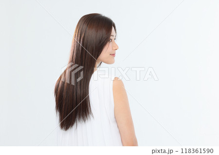 髪　女性 118361590