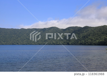 夏の北海道倶多楽湖 118361988