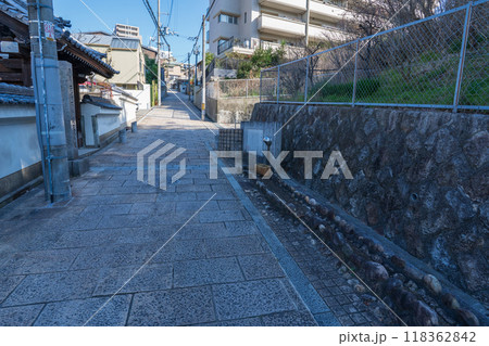 大阪市 天王寺七坂のひとつ天神坂 大阪市 天王寺七坂のひとつ天神坂 118362842