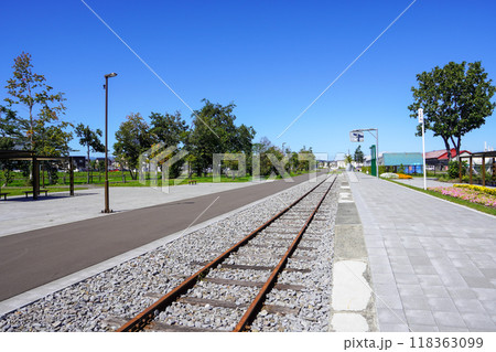 駅跡地さくら公園（旧新十津川駅） 118363099
