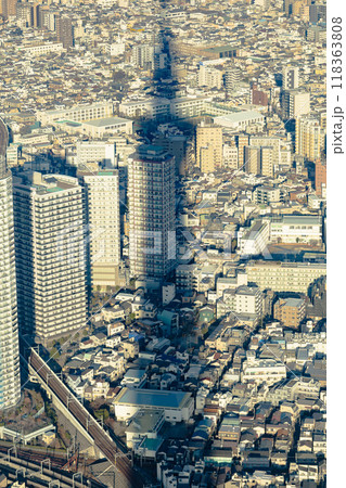 スカイツリーからの一望風景 スカイツリーからの一望風景 118363808