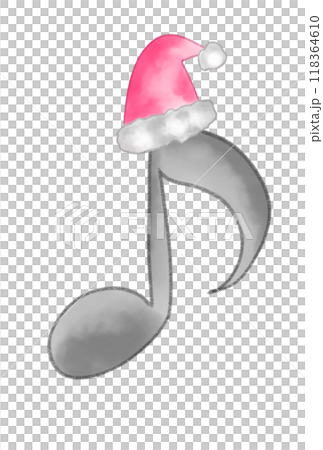 クリスマス柄の音符 クリスマス柄の音符 118364610