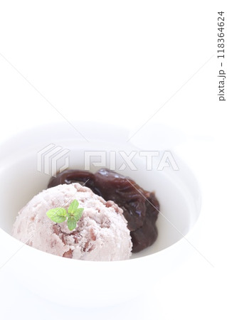 こしあんとあずきアイスクリーム 118364624