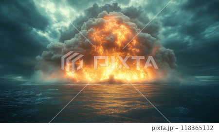 爆発する潜水艦 爆発する潜水艦 118365112