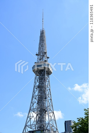 名古屋テレビ塔　中部電力MIRAITOWERと晴天の日 118365491