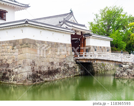 美しく厳かな駿府城址の景色 東御門橋 美しく厳かな駿府城址の景色 東御門橋 118365593