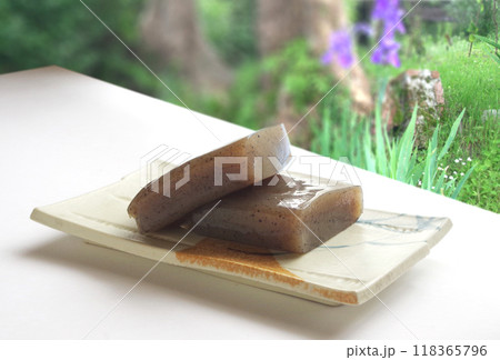 こんにゃく コンニャク 和食器 庭園 植物 グリーン こんにゃく コンニャク 和食器 庭園 植物 グリーン 118365796