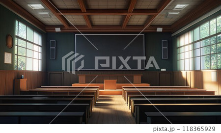 大学の講堂イメージ02 大学の講堂イメージ02 118365929