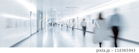 3:1 病院の廊下イメージ03 118365943