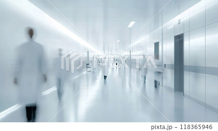3:1 病院の廊下イメージ07 3:1 病院の廊下イメージ07 118365946