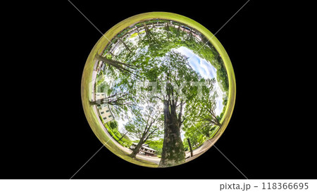 360度写真　クリスタルボールの不思議な世界　グリーンプラネット 118366695