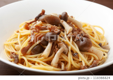 キノコの和風バター醤油スパゲッティ キノコの和風バター醤油スパゲッティ 118366824
