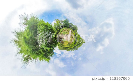 360度写真　リトルプラネットの不思議な世界　グリーンプラネット 118367060