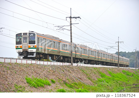 東北本線 片岡ー蒲須坂 JR東日本 211系 B8編成(高崎) 東北本線 片岡ー蒲須坂 JR東日本 211系 B8編成(高崎) 118367524