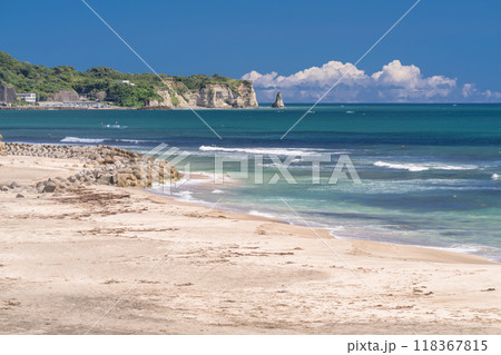 《千葉県》勝浦市部原海岸・外房の美しいビーチ 118367815