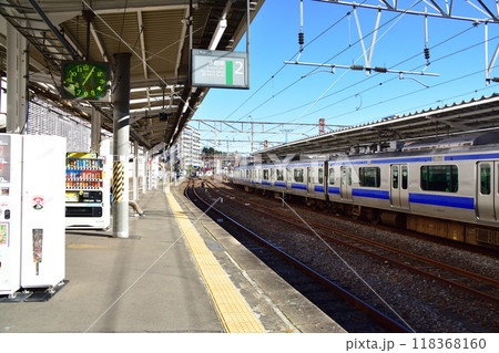 JR東日本、水郡線水戸駅から中菅谷駅までの車窓風景(2022年12月) 118368160