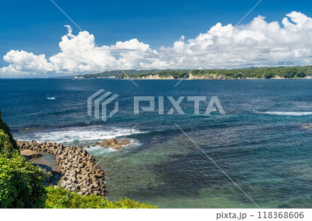 《千葉県》勝浦八幡岬・外房の大海原 118368606