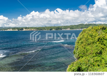 《千葉県》勝浦八幡岬・外房の大海原 118368607