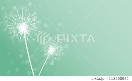 simple dandelion flower seeds background design 118368925