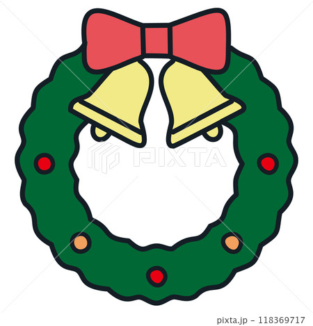 クリスマスリース 118369717