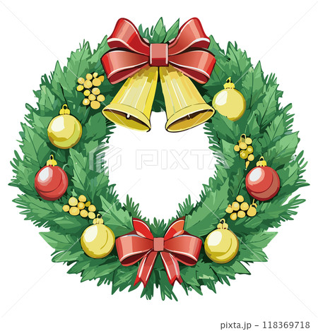 クリスマスリース 118369718