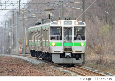 千歳線 植苗 JR北海道 721系 F-9編成(札幌) 千歳線 植苗 JR北海道 721系 F-9編成(札幌) 118369739