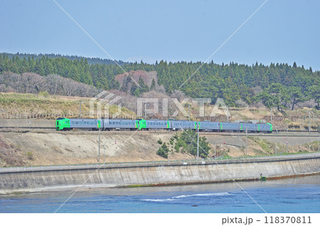 江差線　渡島当別ー釜谷　JR北海道　789系（函館）　スーパー白鳥 118370811