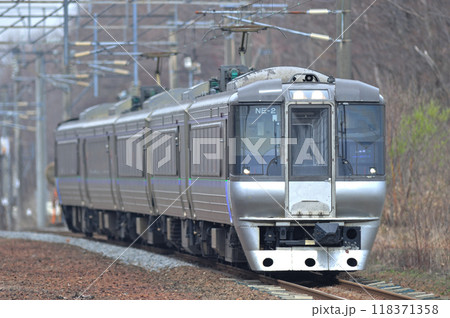 千歳線　植苗　JR北海道　785系　NE-2編成（札幌）　すずらん 118371358