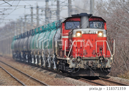 室蘭本線　虎杖浜　JR貨物　DD51-1184（鷲別） 118371359