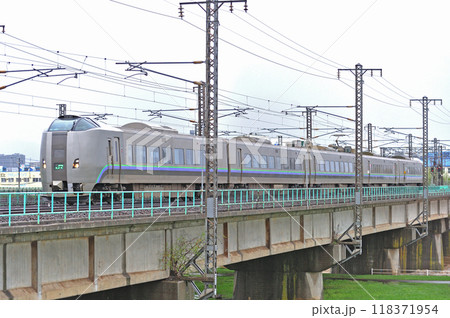 函館本線　苗穂ー白石　JR北海道　789系1000番台　HL-1001編成（札幌）　スーパーカムイ 118371954
