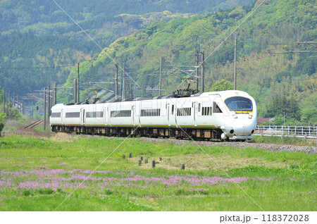 日豊本線 立石ー中山香 JR九州 885系 SM3編成(南福岡) ソニック にちりん 日豊本線 立石ー中山香 JR九州 885系 SM3編成(南福岡) ソニック にちりん 118372028