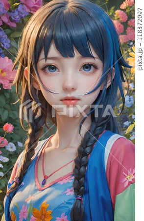 花に囲まれて 花に囲まれて 118372097