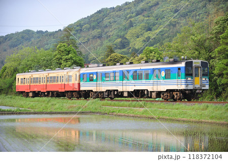 久留里線 下郡ー小櫃 JR東日本 キハ38-3+キハ30-100(幕張) 久留里線 下郡ー小櫃 JR東日本 キハ38-3+キハ30-100(幕張) 118372104