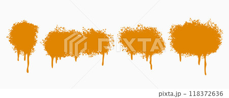 pack of saffron stains made with spray background pack of saffron stains made with spray background 118372636