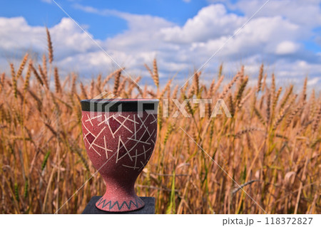 今年も麦が実りました 今年も麦が実りました 118372827