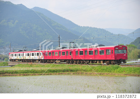播但線　寺前ー新野　JR西日本　103系3500番台　BH1＋BH6編成（網干） 118372872