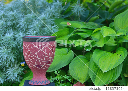 緑の葉に包まれたタンブラー 緑の葉に包まれたタンブラー 118373024