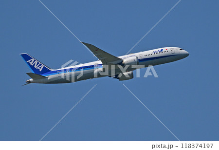 ANA789離陸上昇 118374197