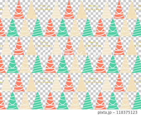 Colorful Christmas tree background material with text 3 118375123
