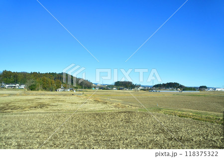 JR東日本水郡線の、中菅谷駅から常陸大宮駅までの車窓風景(2022年12月) 118375322