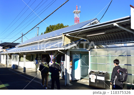 JR東日本水郡線の、中菅谷駅から常陸大宮駅までの車窓風景(2022年12月) 118375326