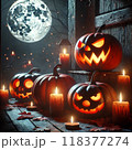 ハロウィンのかぼちゃ 118377274