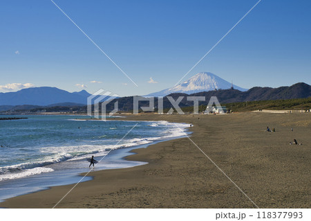 【平塚市】平塚海岸の風景 118377993