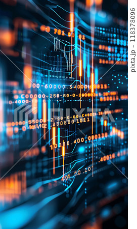 A computer screen with a lot of numbers and lines 118378096