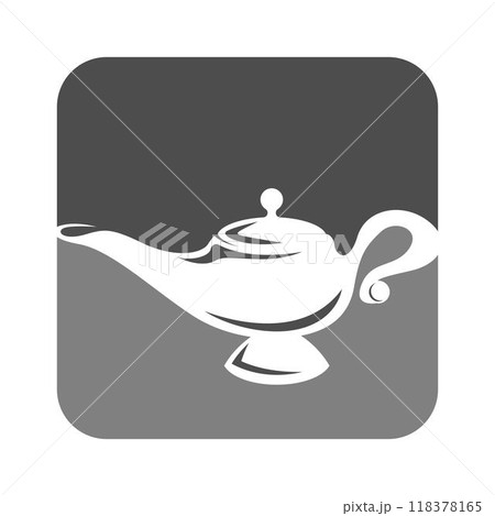 Magic lamp logo icon design Magic lamp logo icon design 118378165