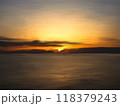海に沈む夕日 118379243