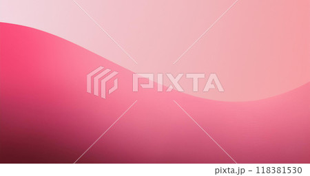 ピンクのグラデーション背景 118381530