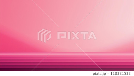 ピンクのグラデーション背景 ピンクのグラデーション背景 118381532