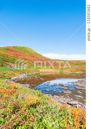 秋の焼石岳登山（泉水沼と焼石岳山頂） 118381681
